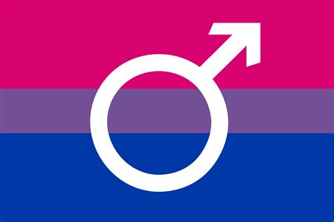 Bisexual Male White Symbol On Flag Free Stock Photo - Public Domain Pictures