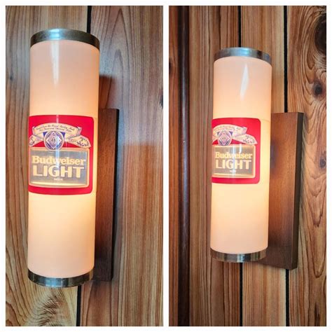 Pair Vintage Anheuser-Busch Budweiser Bud Light Bar Lights ...