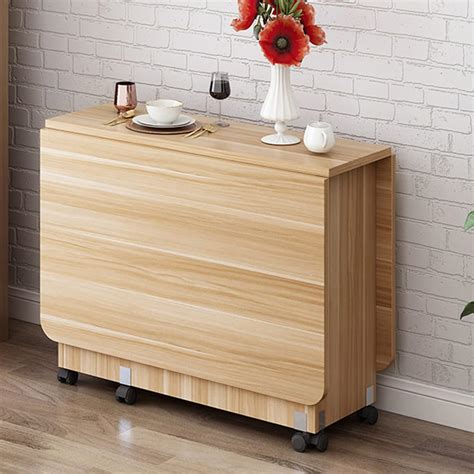 Amazon.com - Modern Folding Dining Table, Expandable Kitchen Table with ...