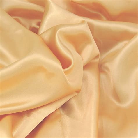 Amazon.com: Satin Fabric Champagne Color for Wedding Dress Decoration ...