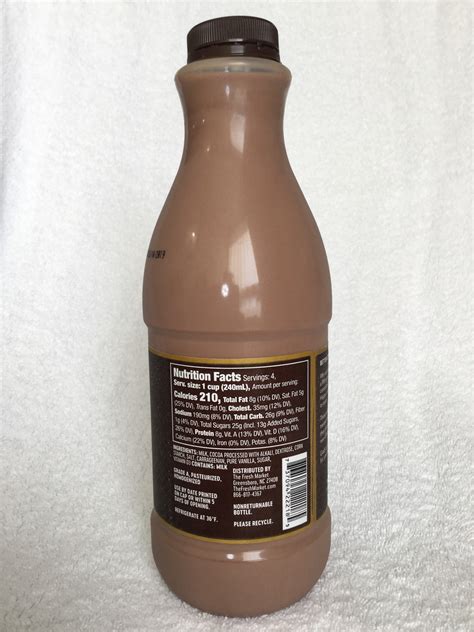 The Fresh Market Whole Chocolate Milk — Chocolate Milk Reviews