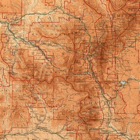 Topographic Map Colorado