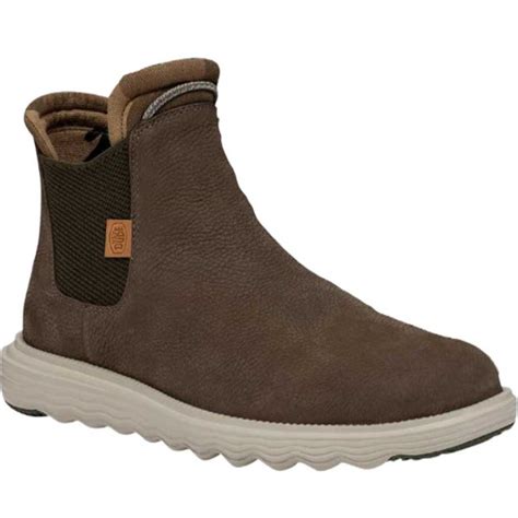 Hey Dude Branson Boot Craft Leather Olive - Free Shipping!