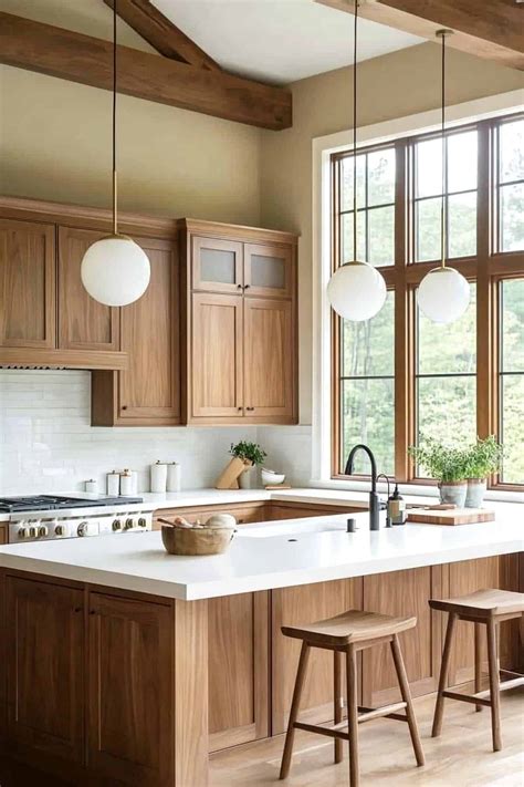 Walnut Cabinets Kitchen Ideas