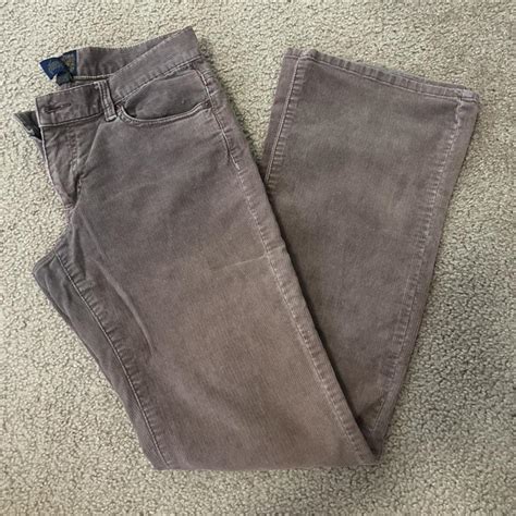Ralph Lauren Low-Rise Corduroy Brown Pants - so so... - Depop