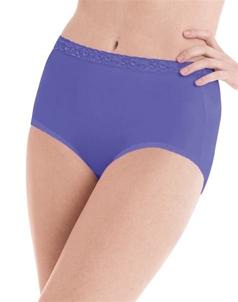 Hanes Women's Nylon Brief Panty Multi-Packs at Isaac Oppen blog