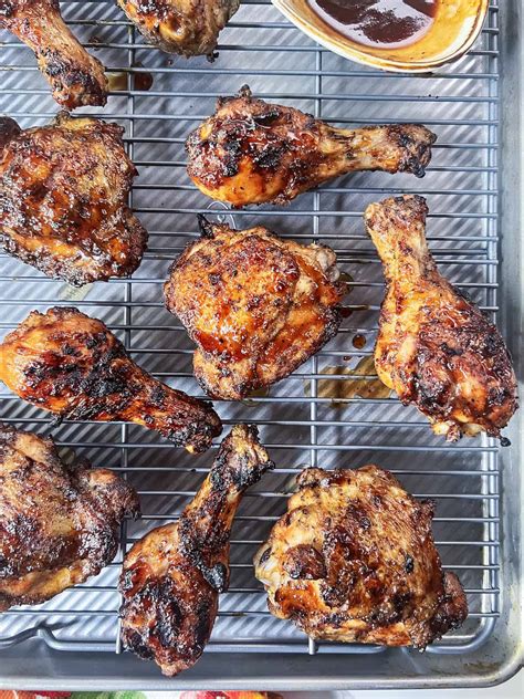 BBQ Grilled Chicken Legs (Drumsticks) and Thighs - Big Delicious Life