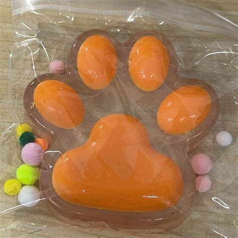 Taba Squishy,Cat Paw Squishy Toys,Cat Paw Squeeze Toys,Cute Kawaii fufu ...