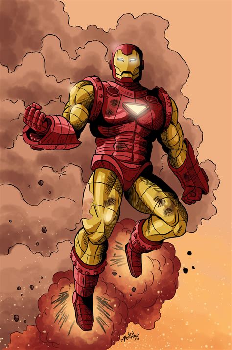 Classic Iron Man by FearsomeA on DeviantArt