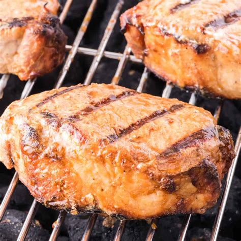 Grilled Pork Chops - The Country Cook