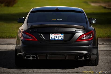 Matte Black Mercedes-Benz CLS63 AMG S by Mode Carbon