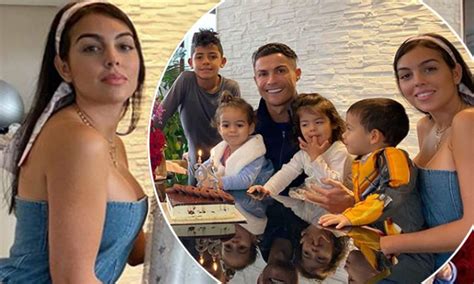 Georgina Rodríguez Children : Georgina Rodriguez cradles Cristiano ...