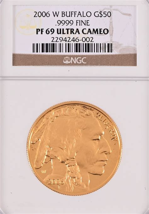 2006 W Buffalo $50 Gold Coin NGC PF69 Ultra Cameo