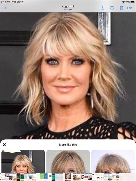 Shoulder Length Hair Styles For Women, Mid Length Hair With Bangs, Chin ...