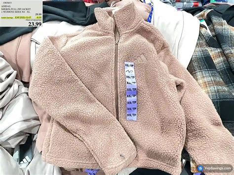 COSTCO ADIDAS SHERPA FULL ZIP JACKET + WOMENS SIZES XS - XL (ITM ...