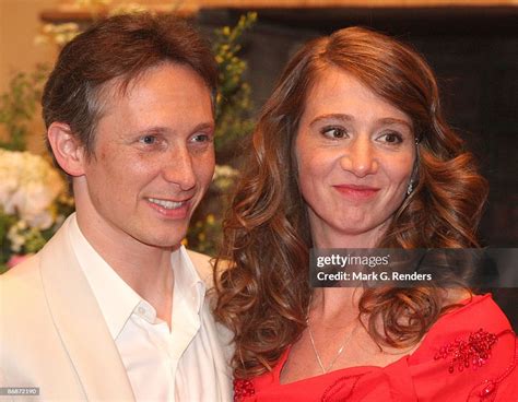Belgian singer Helmut Lotti and his wife Jelle Van Riet pose for the ...