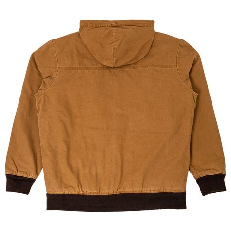 Dickies Men Hooded Duck Canvas Jacket brown duck