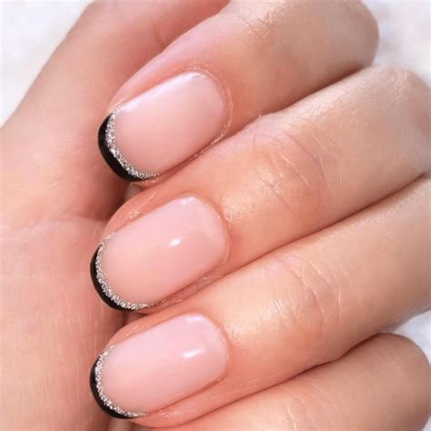 Black Tip Nail Designs at Doreen Woods blog