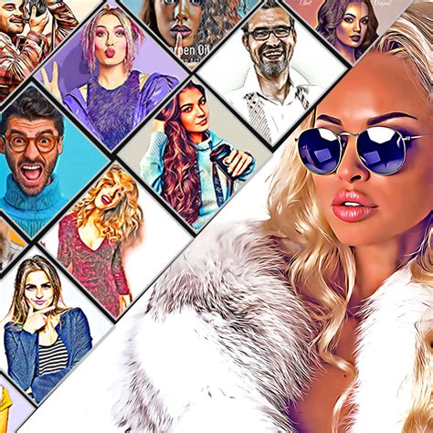 10 in 1 Special Oil Effect Photoshop Action Bundles - MasterBundles