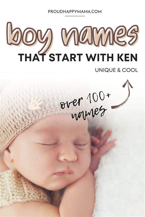 100+ Boy Names That Start With Ken (Cool & Unique) | Baby boy names ...