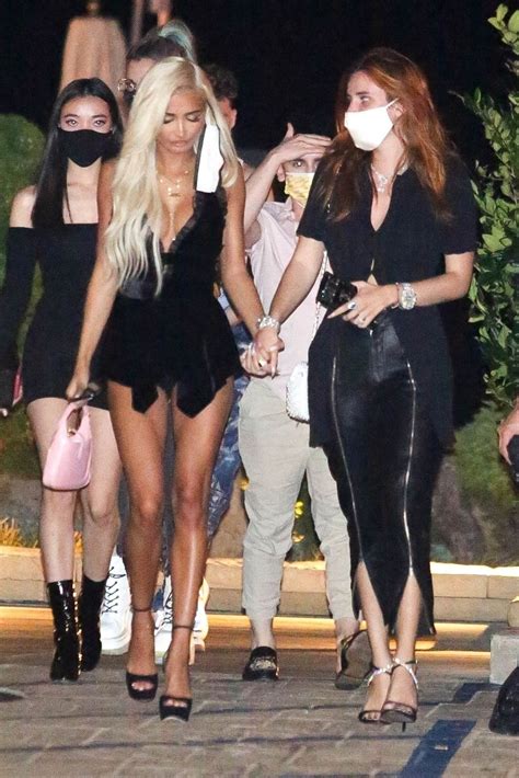 BELLA THORNE and PIA MIA PEREZ at Nobu in Malibu 09/20/2020 - HawtCelebs