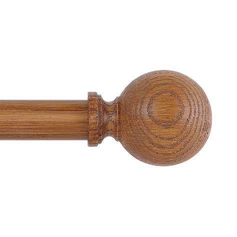 Amazon.com: HTZON Wood Curtain Rods for Windows 120 to 170 Inch(10-14ft ...