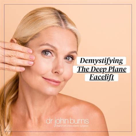 Demystifying The Deep Plane Facelift by Dr. John Burns | Facelift, Face lift surgery, Facelift ...