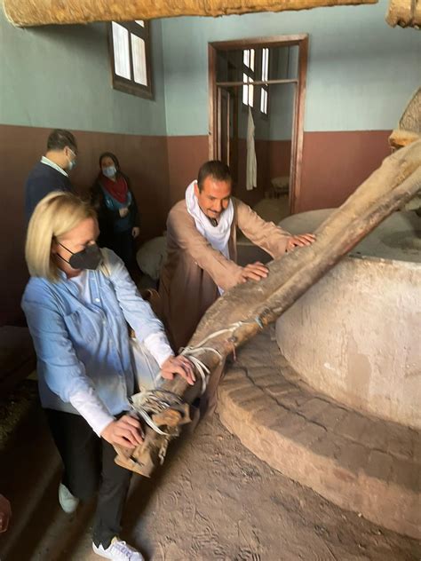 USAID/Egypt - "هذا الصباح، أتيحت لي الفرصة للقيام بجولة في...