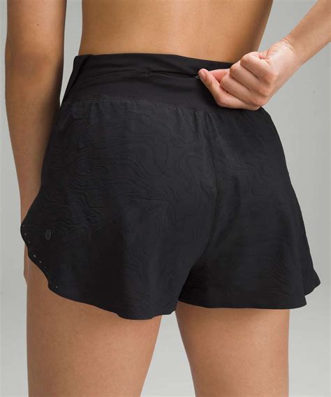 Lululemon Fast and Free High-Rise Short 2" *Airflow - In-Sense Emboss ...