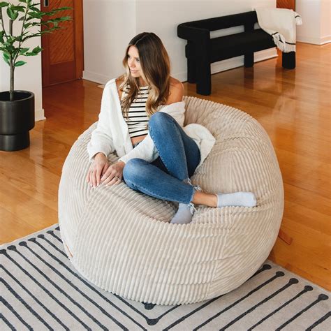 Fuf® Large Foam Filled Bean Bag Chair for Adults | Big Joe® Bean Bags