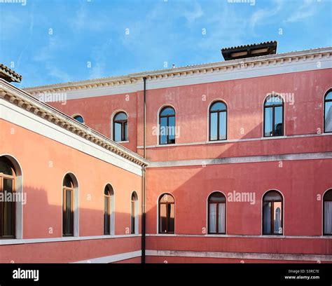 Italian pink walls Stock Photo - Alamy
