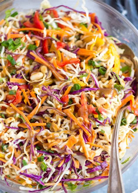 Crunchy Ramen Noodles Salad - The flavours of kitchen