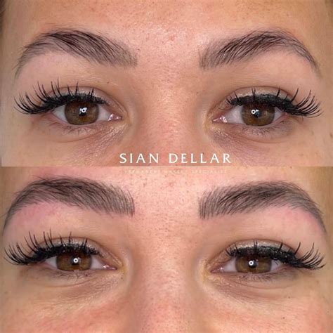 Transforming short arch brows to longer soft arch brows - Sian Dellar