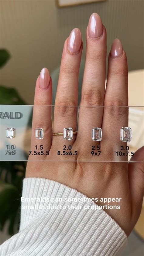 Best 13 Radiant Diamond Carat Size on Hand | Carat Size Comparison ...