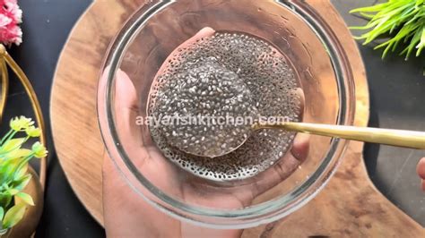 Chia Lemon Water | Lemon Chia Seed Drink - Aayansh Kitchen