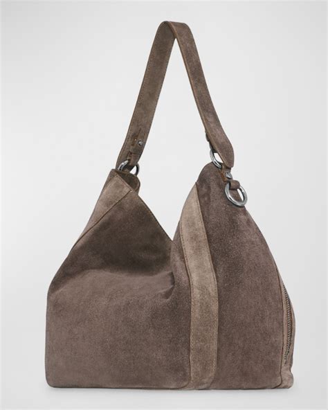 Rebecca Minkoff Mab Suede Hobo Bag | Neiman Marcus
