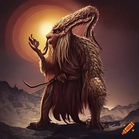 Friendly norse mythology creature