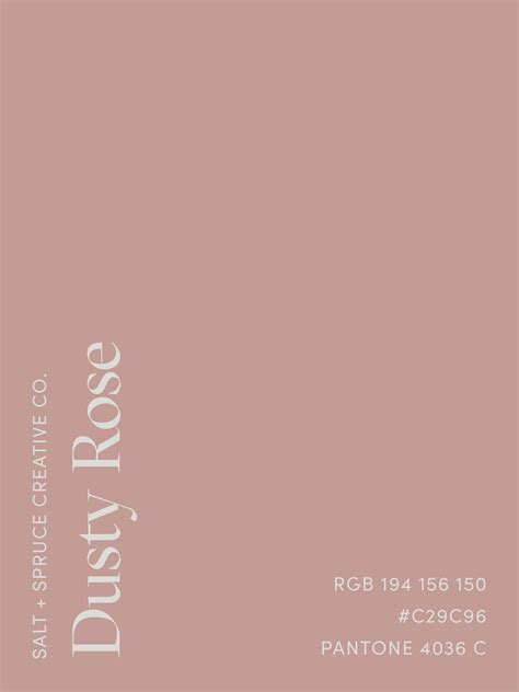 Dusty Rose Color Palette for Arrowed Beginnings