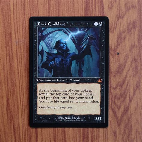 Dark Confidant Ravnica Remastered (RVR) Retro frame magic the gathering ...