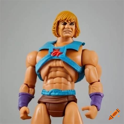 He-man 80s action figure on Craiyon