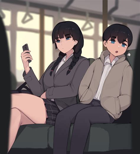 akiyama fumika and akiyama minato (original) drawn by pepper0 | Donmai