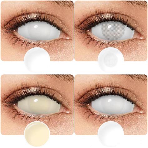 Pure White Eye Contacts Natural New Arrivalbest Colored Contacts