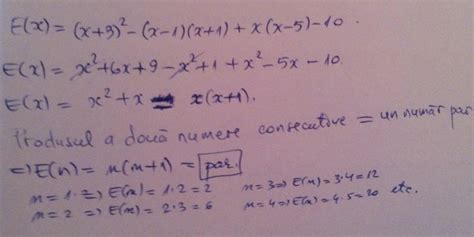 Se considera expresia E(x)=(x+3)^2-(x-1)(x+1)+x(x-5)-10, unde x este ...