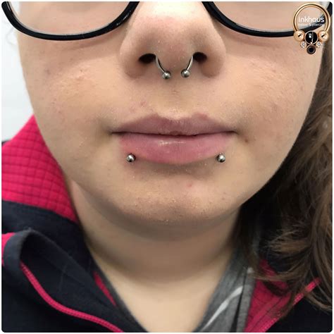Side Labret Piercing