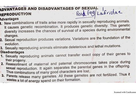 What Are The Disadvantages Asexual Reproduction at Yolanda Borgen blog