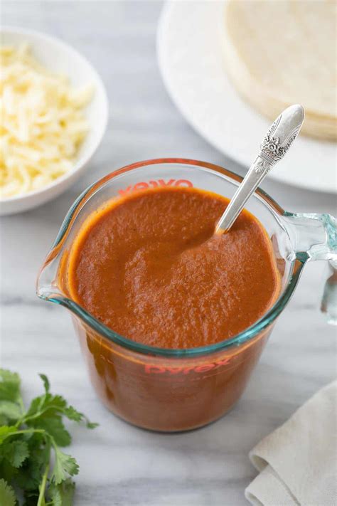 Gluten-Free Enchilada Sauce (Easy & Flavorful!) - Meaningful Eats