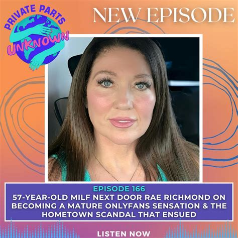 57-Year-Old MILF Next Door Rae Richmond on Becoming a Mature OnlyFans Sensation & the Hometown ...