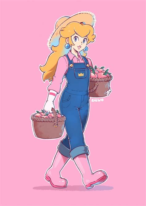 princess peach (mario and 1 more) drawn by saiwo_(saiwoproject) | Danbooru