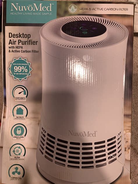 NuvoMed desktop air purifier, new in box | eBay