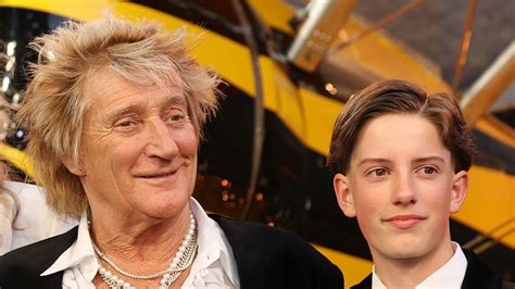Rod Stewart's towering son Aiden is his 'mirror image' in new photo | HELLO!